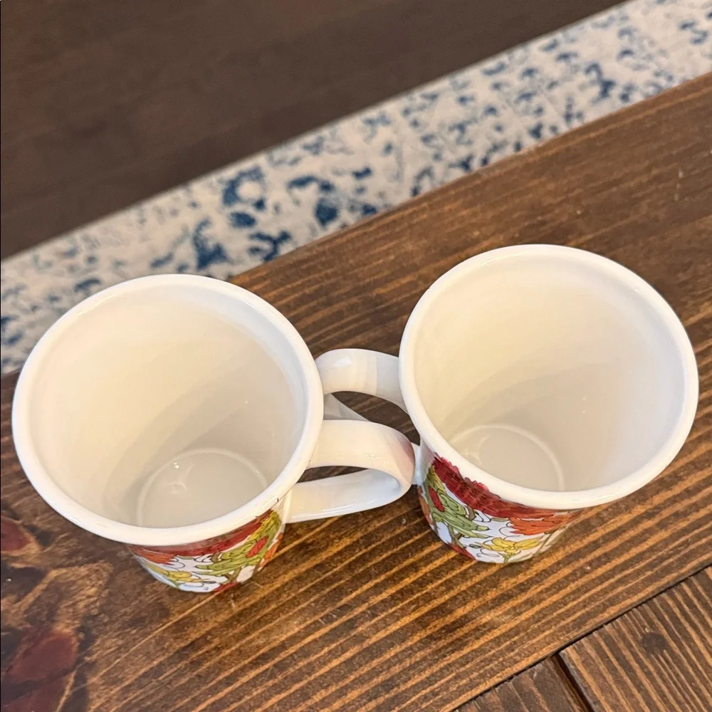 Certified International Vibrant Floral Mugs - Red, Orange, Yellow, Green - Picture 6 of 6